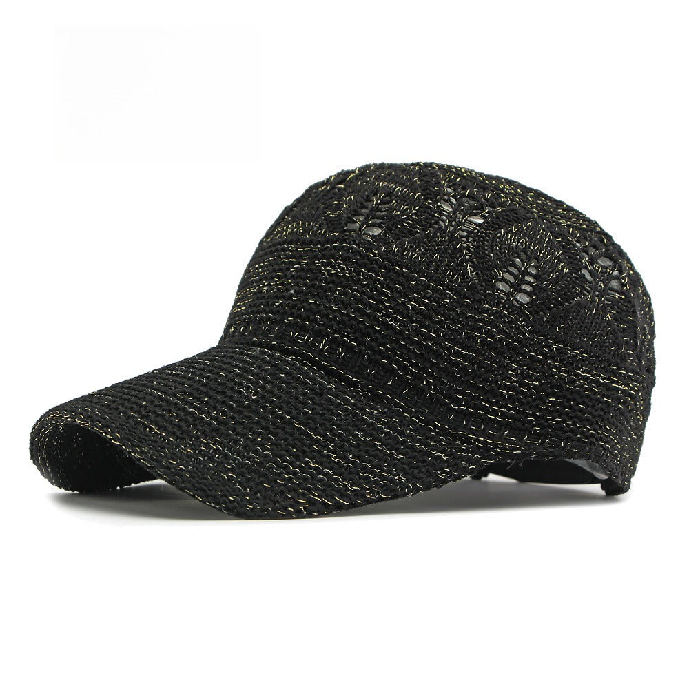 Mesh Breathable Baseball Cap Protection Curved Brim N6G199