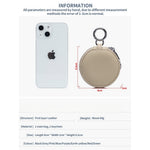 Load image into Gallery viewer, Genuine Leather Round Lipstick &amp; AirPods Case N6E067