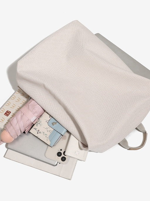 Breathable Canvas Travel Backpack 14 Inch Laptop N6C045