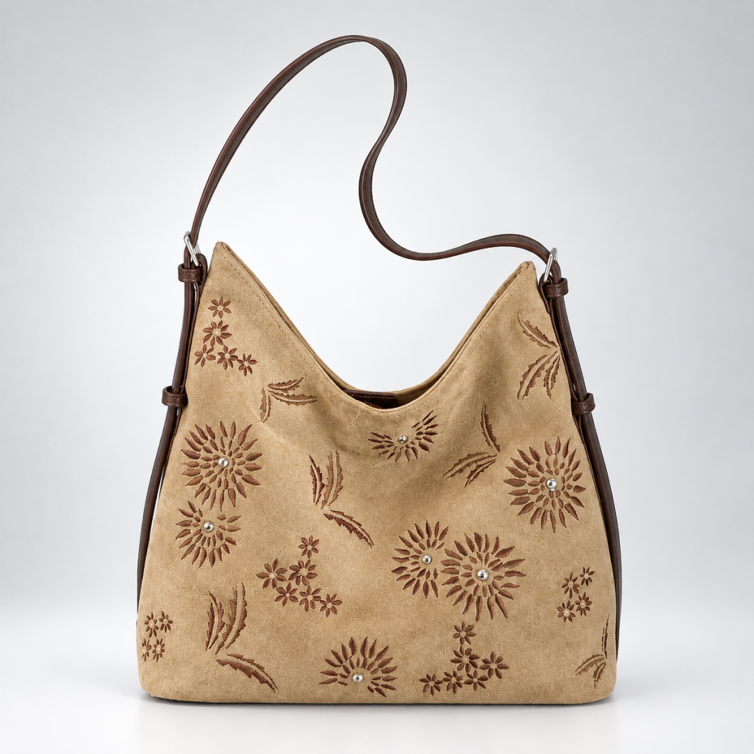 Women's Suede Tote Shoulder Crossbody Bag N6J180
