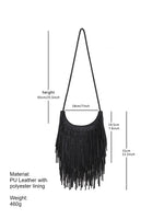 Load image into Gallery viewer, Handmade Fringe Crossbody Bag Women N6C223