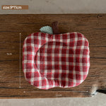 Load image into Gallery viewer, Handmade Apple Plaid Fabric Coaster N6K320