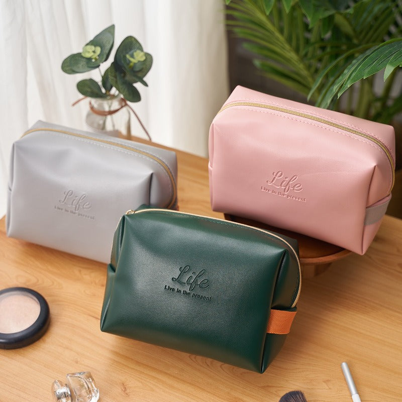 PU Storage Bag Waterproof Cosmetic Organizer Pouch N6G276
