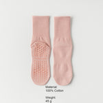 Load image into Gallery viewer, Solid Cotton Anti-Slip Yoga Socks Women Mid-Calf N6H003