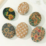 Load image into Gallery viewer, Vintage Oval Folding Makeup Mirror Portable Travel N6F036