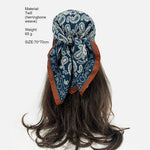 Load image into Gallery viewer, Paisley Bandana Scarf 70x70cm Houndstooth Hair Wrap N6G216