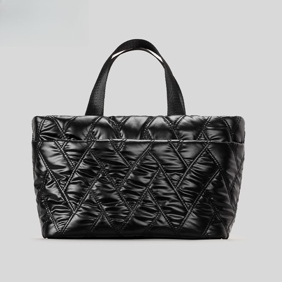 Padded Cloud Tote Medium Size Nylon Polyester S5P378