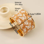 Load image into Gallery viewer, Minimalist Graffiti Retro Open Cuff Bangle Women N6F273