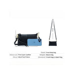 Load image into Gallery viewer, Genuine Leather Crossbody Bag Soft Handheld Purse N6F156