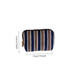 Load image into Gallery viewer, Striped Fabric Jewelry Pouch N6J268