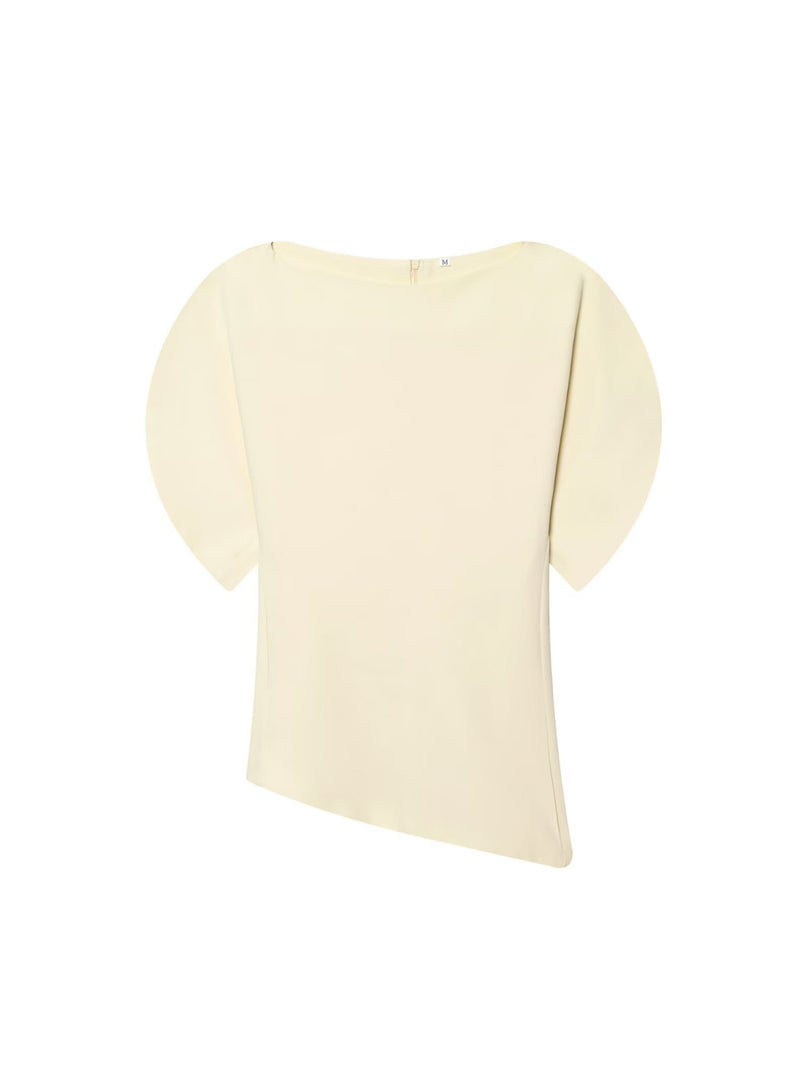 Designer Round Neck Puff Short Sleeve T-Shirt Women N6C267