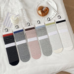 Load image into Gallery viewer, Dopamine Color Block Stripe Stack Socks Women N6H016