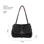 Load image into Gallery viewer, Denim Shoulder Tote Single Strap System  S5P329