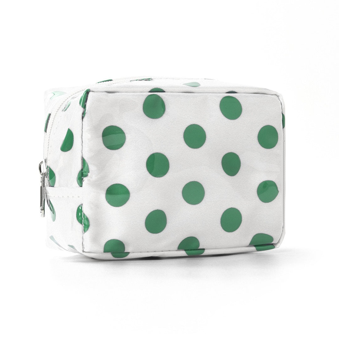 Unisex Glossy Color-Block PVC Mini Pouch N6J244