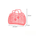 Load image into Gallery viewer, Collapsible Ventilated Plastic Shopping Basket S5P390

