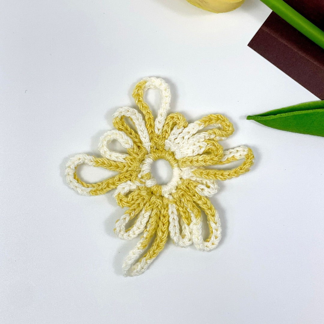 DIY Ribbon Bow Button Flower Craft Party Decor N6G118