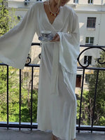 Load image into Gallery viewer, Two-Way Open Front Robe Dress Women N6C199