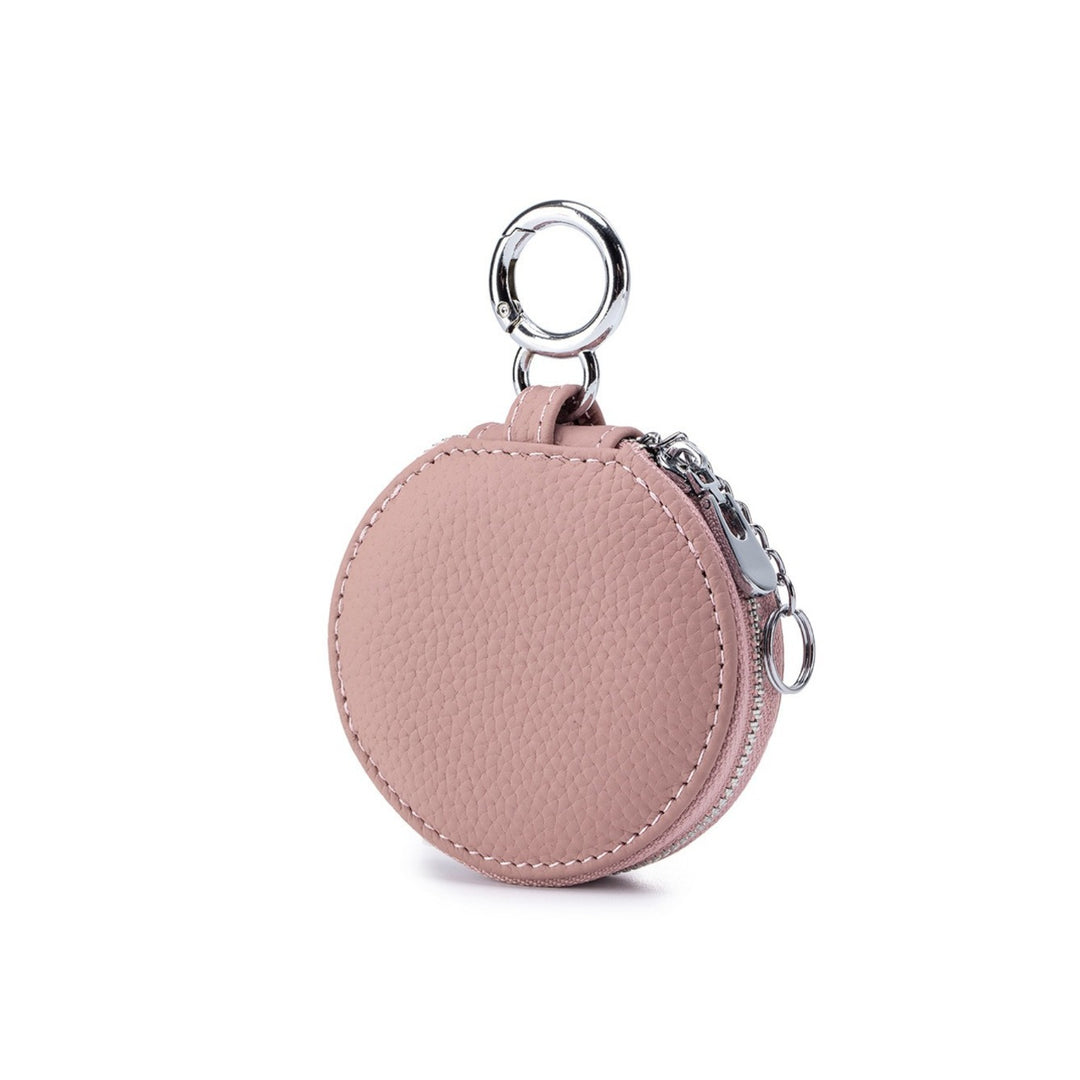 Genuine Leather Round Lipstick & AirPods Case N6E067