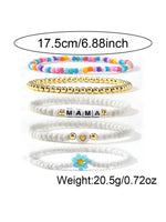 Load image into Gallery viewer, Mama Beaded Bracelet Set Women N6D533