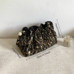Load image into Gallery viewer, Leopard Print Dumpling Cosmetic and Jewelry Pouch Set N6J267