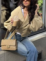 Load image into Gallery viewer, Casual Notch Lapel Buckle Jacket Women Multi-Color N6G167