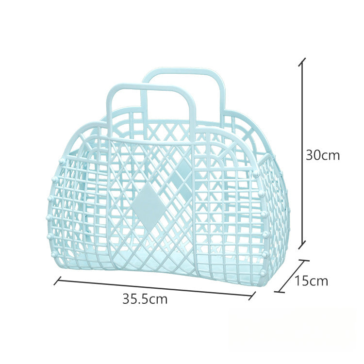 Mesh Ventilation Laundry Basket PS Plastic S5P301