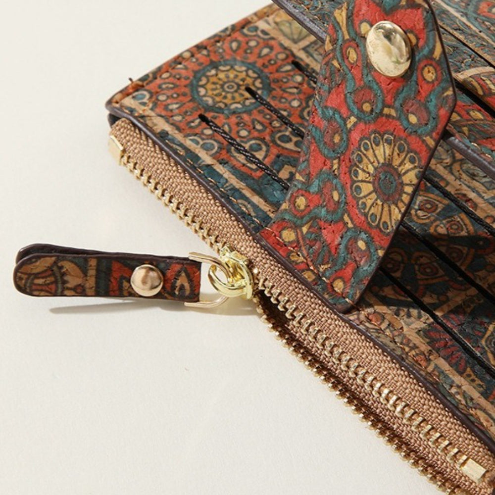 Portuguese Cork Slim Multi-Card Wallet  N6E090