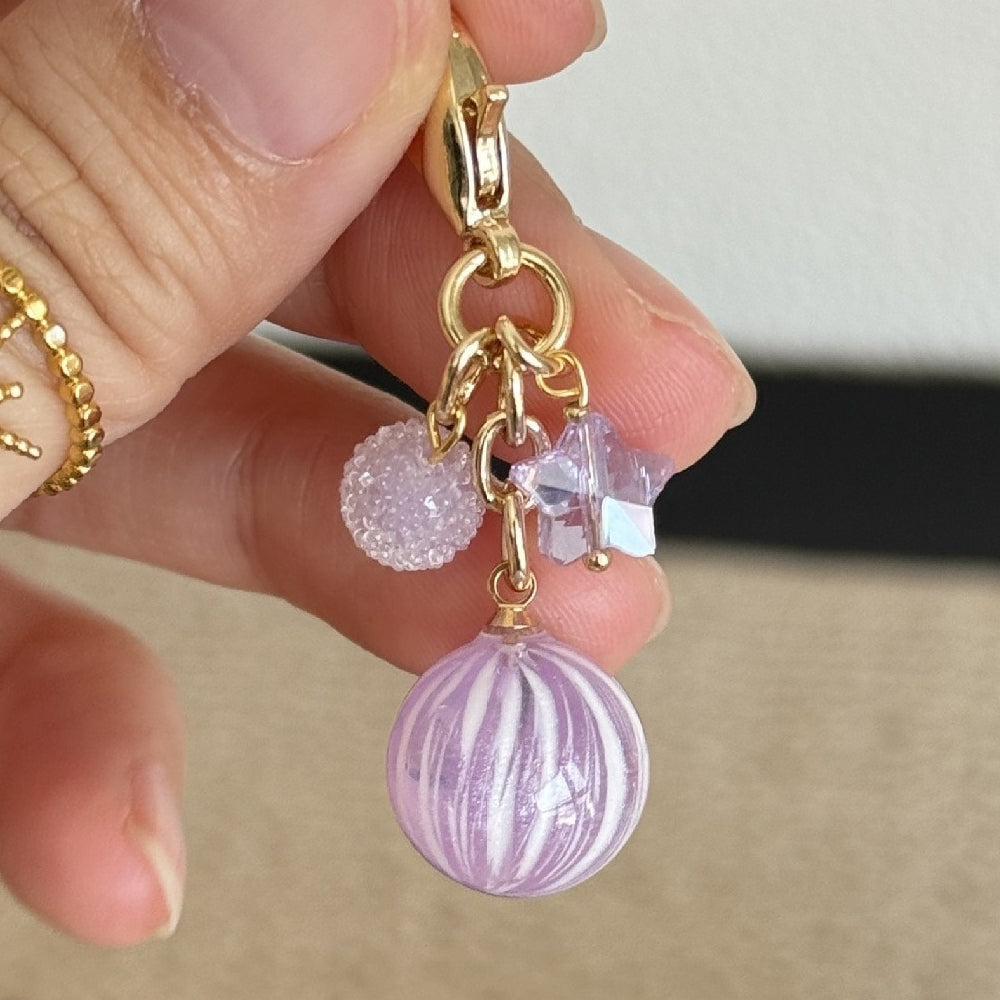 Colorful Resin Star Charm Keychain for Backpack N6D042