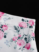 Load image into Gallery viewer, French Detachable Waist Corset Floral Dress N6D107