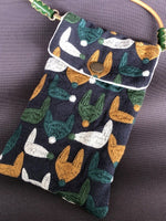 Load image into Gallery viewer, Embroidered Two Way Crossbody Phone Pouch N6B106