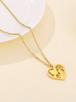 Load image into Gallery viewer, Openwork Heart Pendant Necklace Mother's Day N6D540