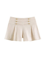 Load image into Gallery viewer, Sleeveless Stand Collar Knot Zip Vest Shorts Set N6F202