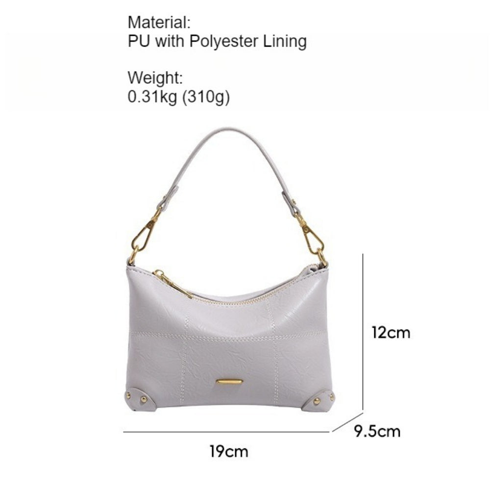 Luxury Soft PU Underarm Bag Shoulder Crossbody N6F169