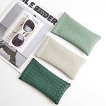 Load image into Gallery viewer, Minimalist PVC Weave Snap Glasses Case Women S5P972