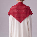 Load image into Gallery viewer, Wool Blend Knit Triangle Scarf Shawl N6K246