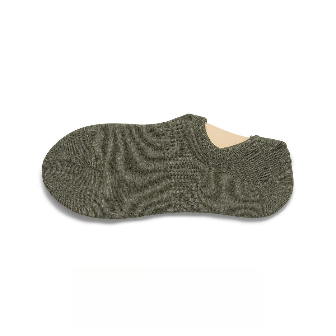 Muted Tone Cotton No-Show Socks Women N6C162