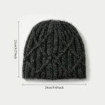 Load image into Gallery viewer, Women's Wool Blend Cable Knit Beanie N6J107