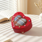 Load image into Gallery viewer, Heart Ring Box Luxury Jewelry Gift Case PU Velvet N6G062