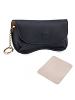 Load image into Gallery viewer, Genuine Leather Portable Sunglasses Case Women N6C314