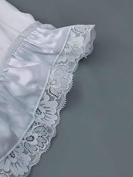 Lace Asymmetrical Pencil Skirt Women N6A190