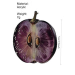 Load image into Gallery viewer, Acrylic Fruit Bookmarks Transparent Cute Gift N6G008