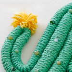 Load image into Gallery viewer, Cactus Charm Handmade Natural Stone Alloy Keychain N6G039