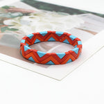 Load image into Gallery viewer, Multitone Enamel Cuff Alloy Dual Finish S5P211