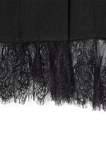 Load image into Gallery viewer, Lace Patchwork Waist Slim Blazer Women Black White N5A485