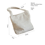 Load image into Gallery viewer, Coarse Knit Vertical Tote Medium Soft Structure S5P350
