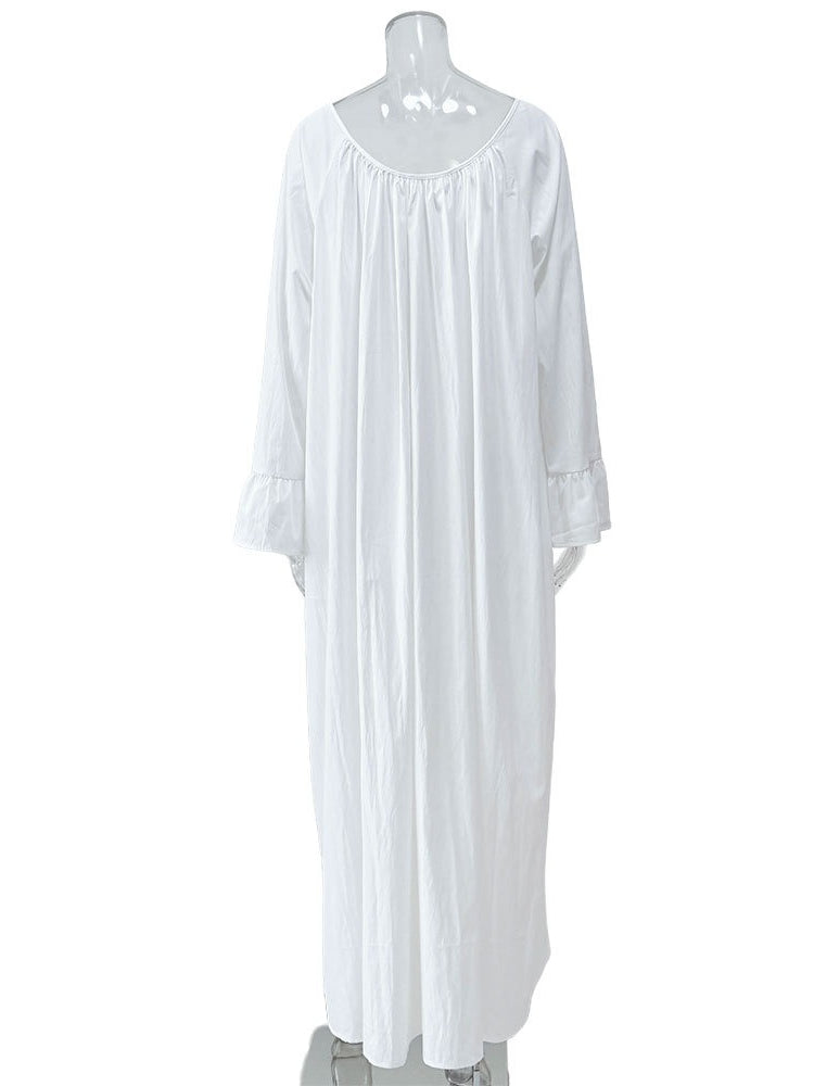 Brown Lounge Robe Dress Women N6C200