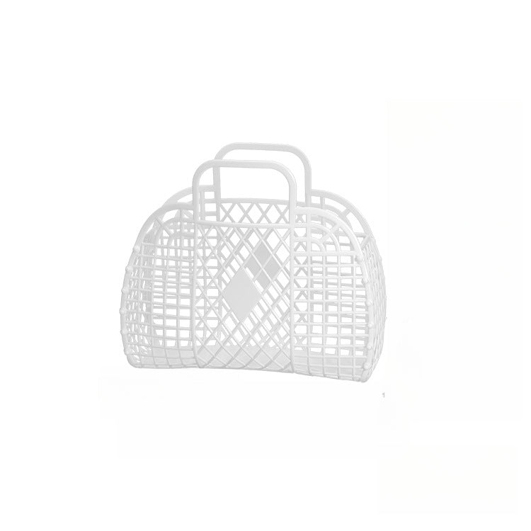 Collapsible Ventilated Plastic Shopping Basket S5P390