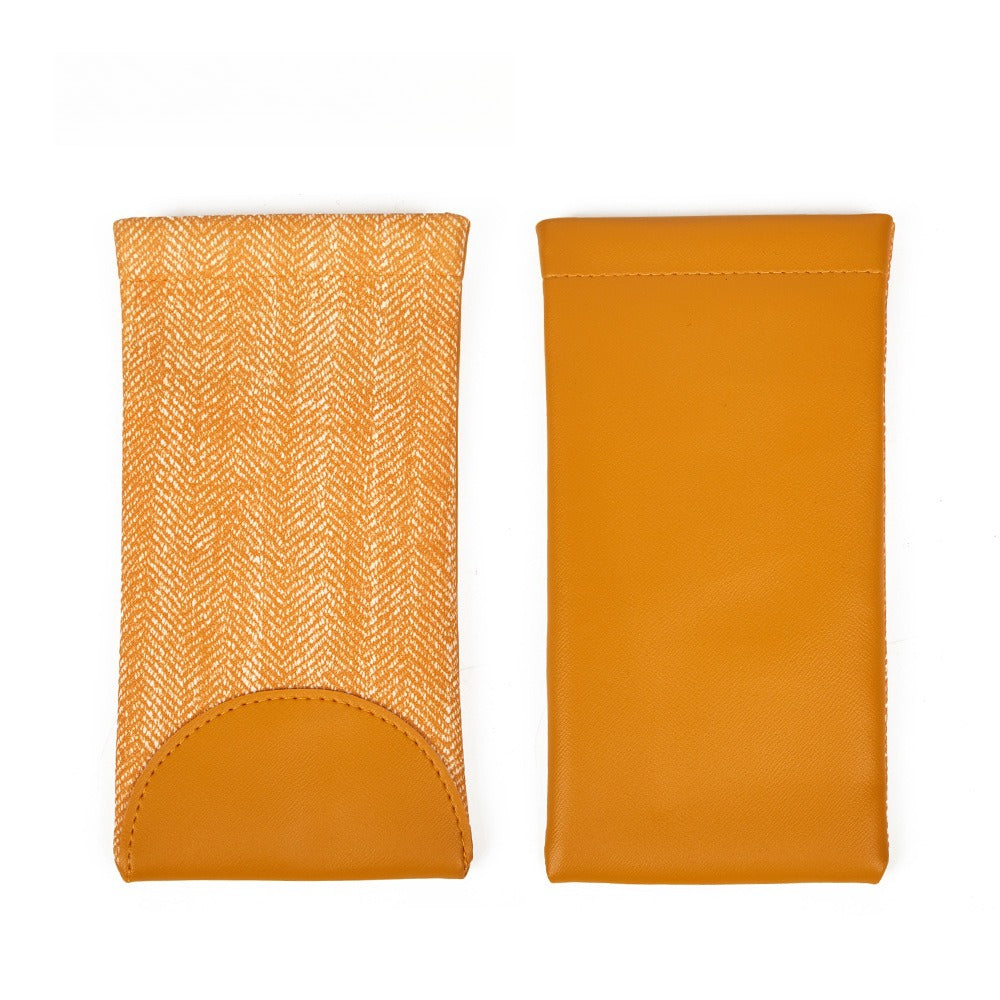 PVC Eyeglass Pouch Auto-Closure Sunglass Sleeve N6G102