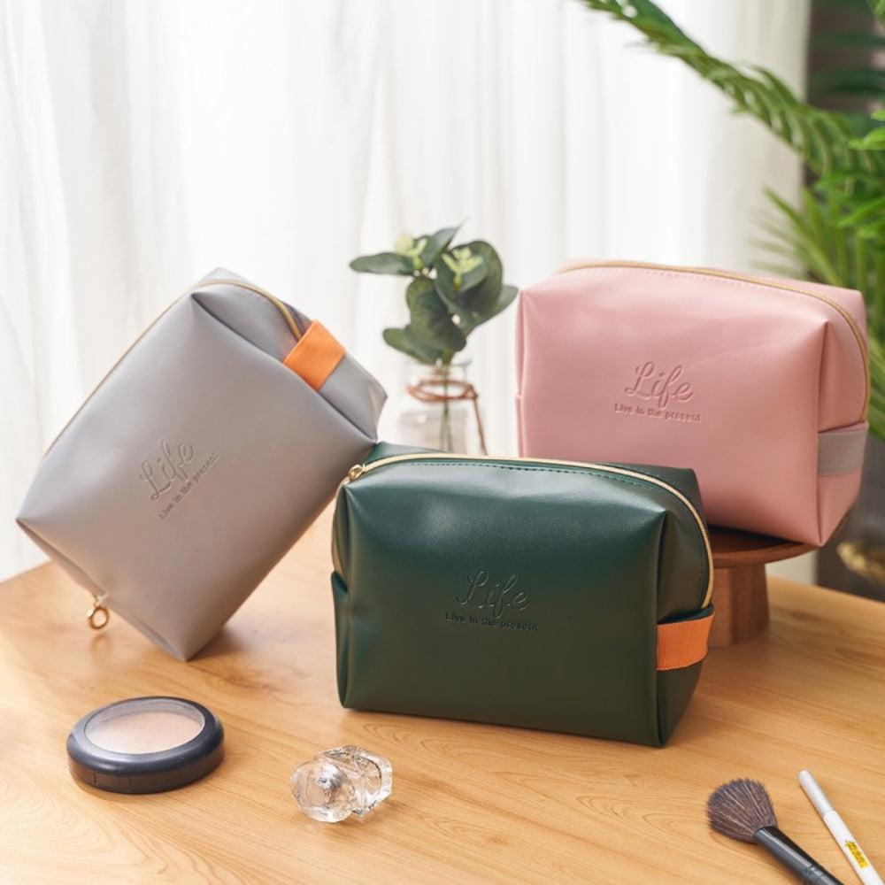 PU Storage Bag Waterproof Cosmetic Organizer Pouch N6G276