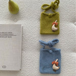 Load image into Gallery viewer, Kids Duck Knit Crossbody Bag N6H315